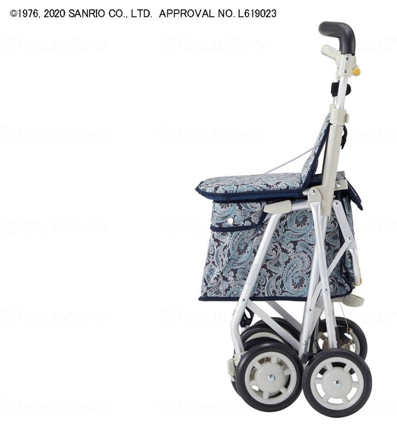 ハローキティ ヘルスバッグ ライトミニM Fピンク|ペイズリーブルー