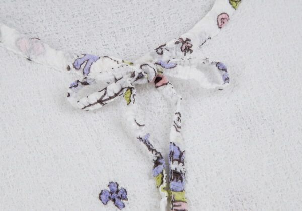 イッセイミヤケ ミーISSEY MIYAKE me フラワープリントカリフラワー