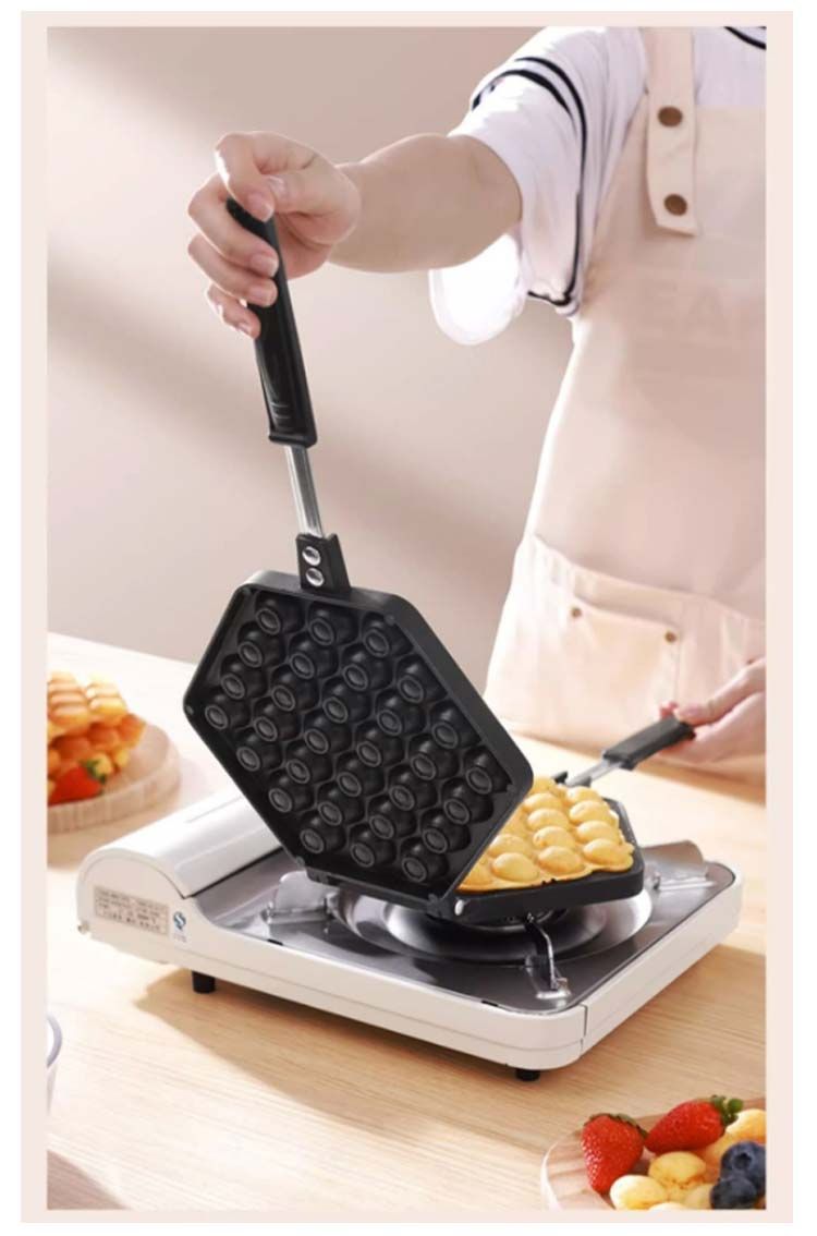 エッグワッフル フライパン 鶏蛋仔 パッフル バブルワッフルメーカー