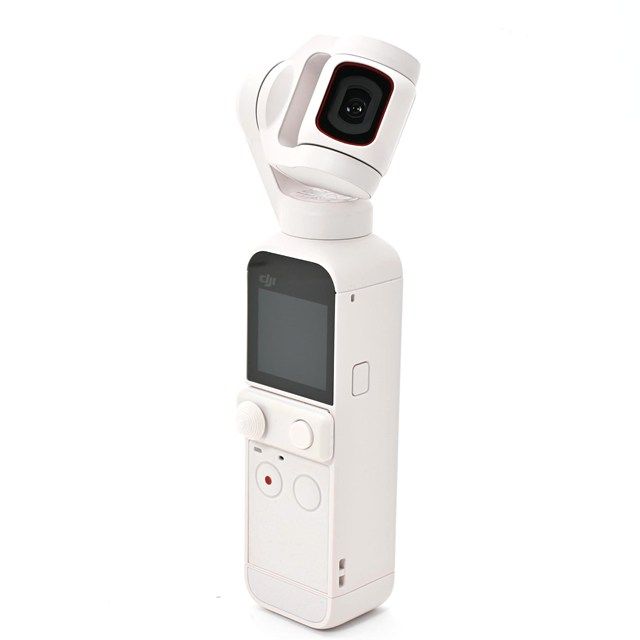 DJI Pocket 2 コンボ サンセットホワイト｜Vlog向け4 Kジンバルカメラ｜ボディ 小打痕あり 小汚れ箇所あり｜全体的にきれいで動作良好