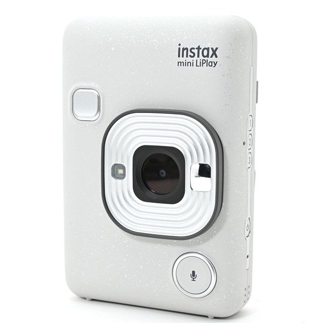 FUJIFILM チェキ instax mini LiPlay ストーンホワイト スマホプリンター機能搭載 外観きれい 動作良好 元 きの高品質インスタントカメラ