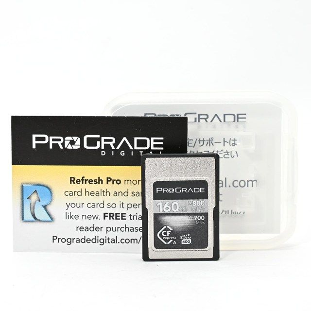 美品＞ ProGrade Digital CFexpress Type A 160GB｜高速書き込み対応