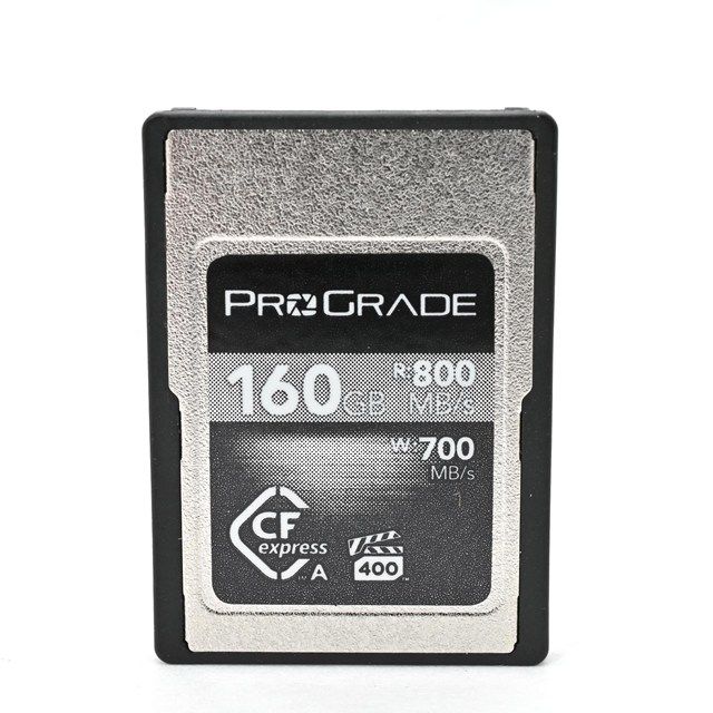 ProGrade Digital CFexpress Type A 160 GB｜高速書き込み対応｜プロ向け高耐久メモリーカード｜外観 ｜動作良好の安心コンディション