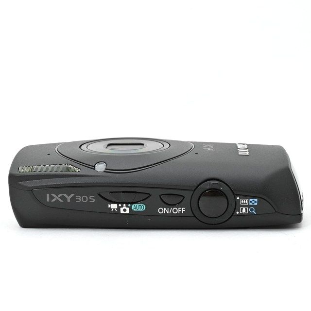良品＞ Canon IXY30S ブラック｜高感度撮影に強い人気モデル｜モニター