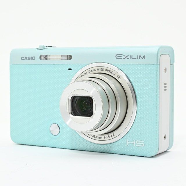 CASIO EXILIM EX ZR 60 GN 動作良好 液晶内微細チリ 底部印字剥がれあり 全体的に使用感ありつつ実用良好のコンパクトデジカメ