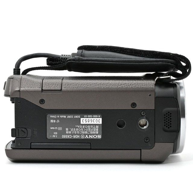 並品 SONY HDR CX 680 Ti Handycam 動作良好 レンズ内カビありのため 使用感ありつつ実用コンディション 手ブレ補正搭載の 4 Kビデオカメラ 防塵カバー ビデオカメラ本体 