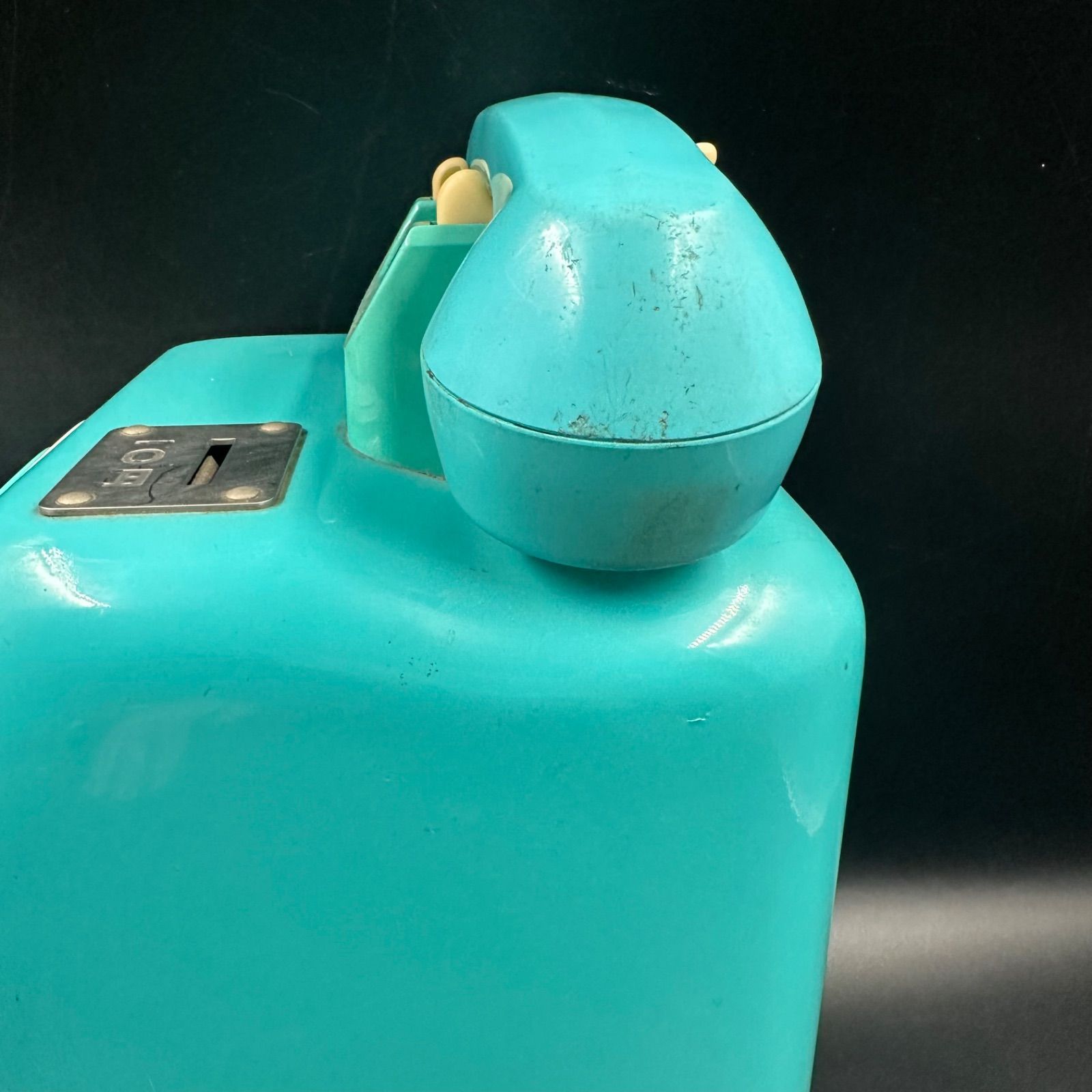  青でんわ貯金箱 水色 電話 レトロ 日本電信電話公社 電話機 ダイヤル式 公衆電話 電話機 生活家電