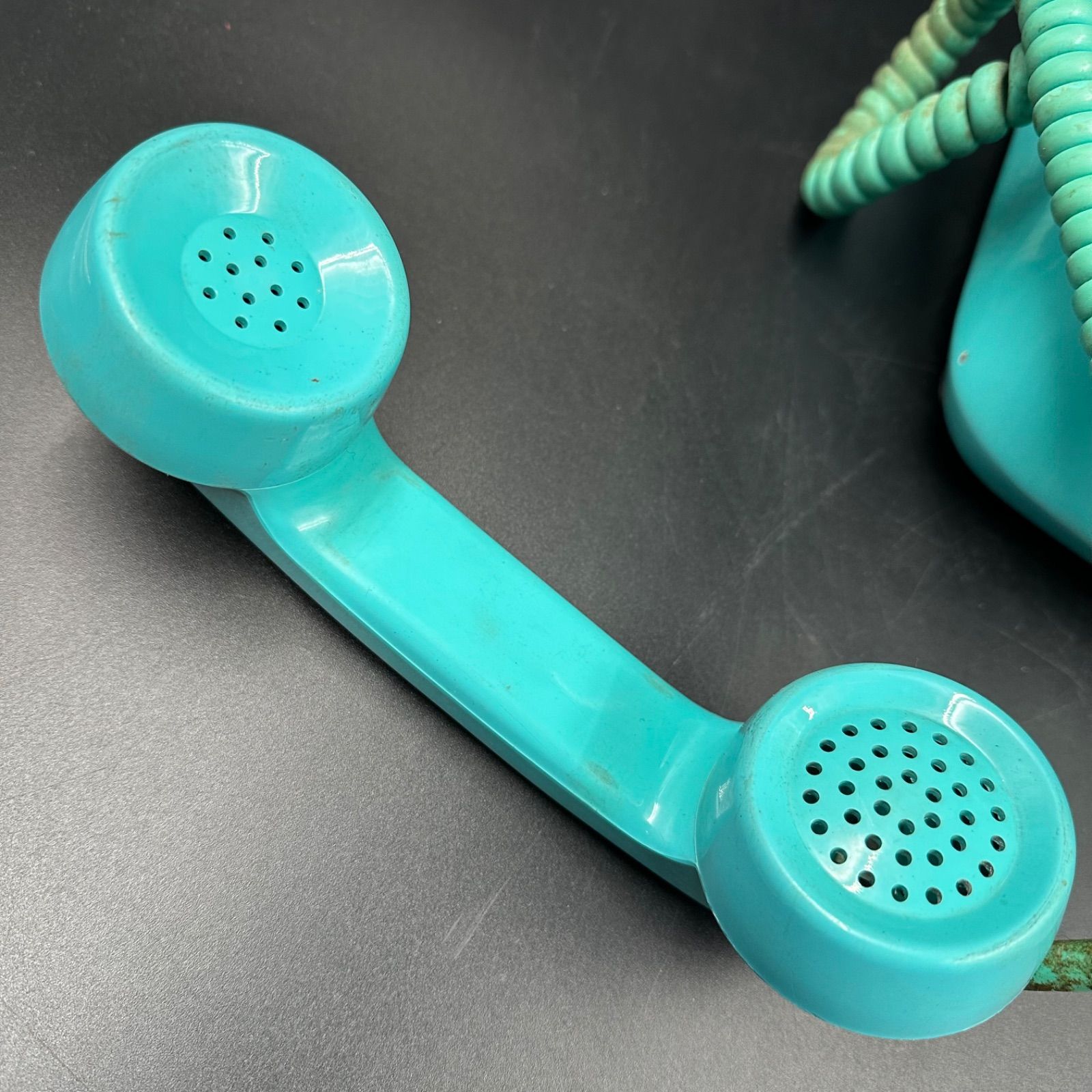 青でんわ貯金箱 水色