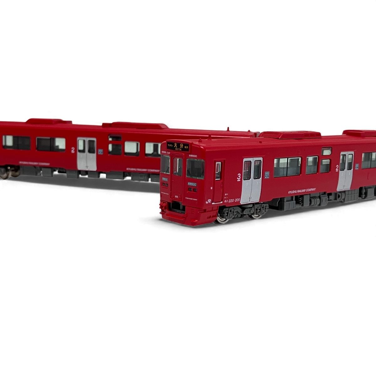 GREEN MAX 4367 JR キハ220形 200番台 2両編成セット 動力付き 鉄道模型 Nゲージ 良好