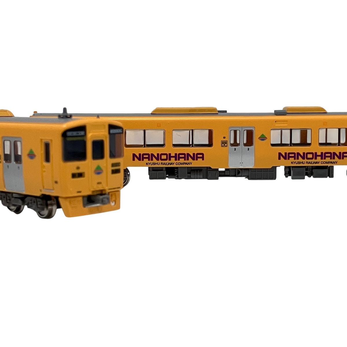 GREEN MAX 30527 JR 九州キハ200形 500|1500番台 なのはな 増結2両編成 鉄道模型 Nゲージ 良好