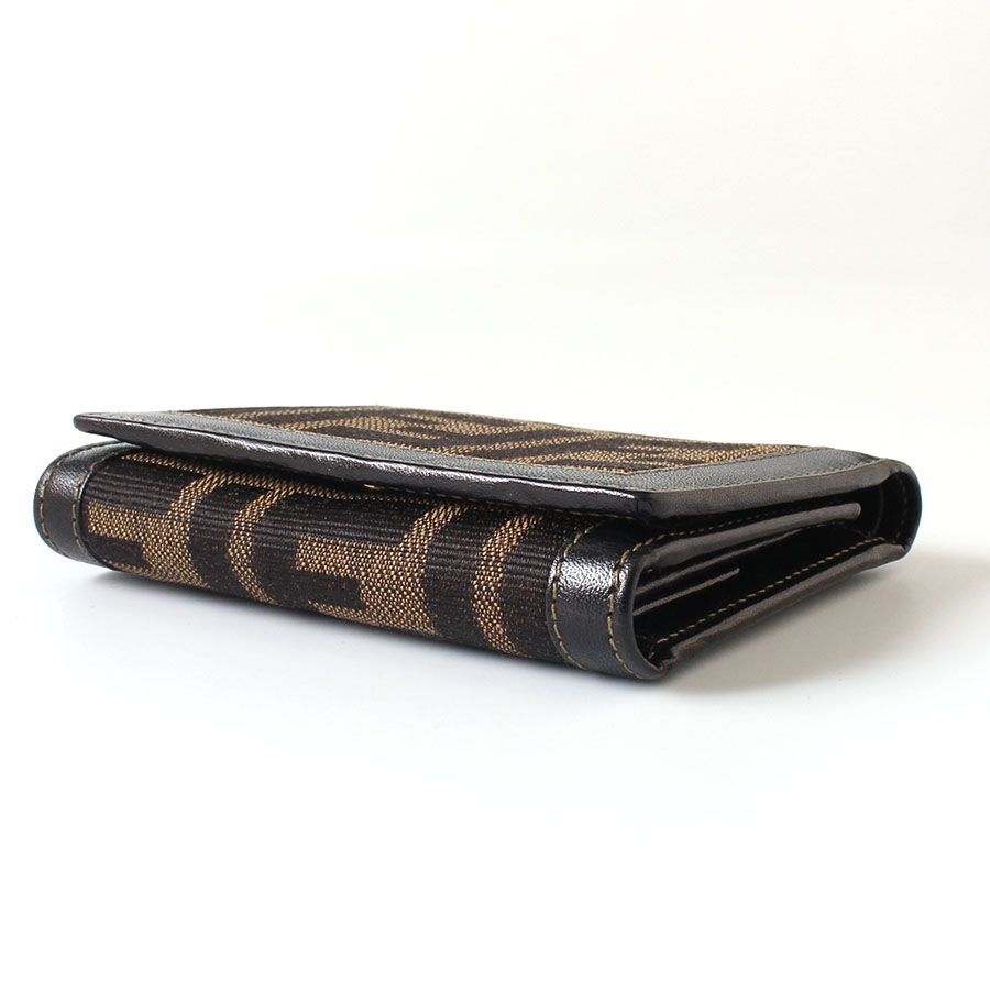 FENDI ズッカ柄 三つ折り財布 ブラウン 楽天市場】【未使用品】【財布】FENDI フェンディ ズッカ柄 3つ折 財布