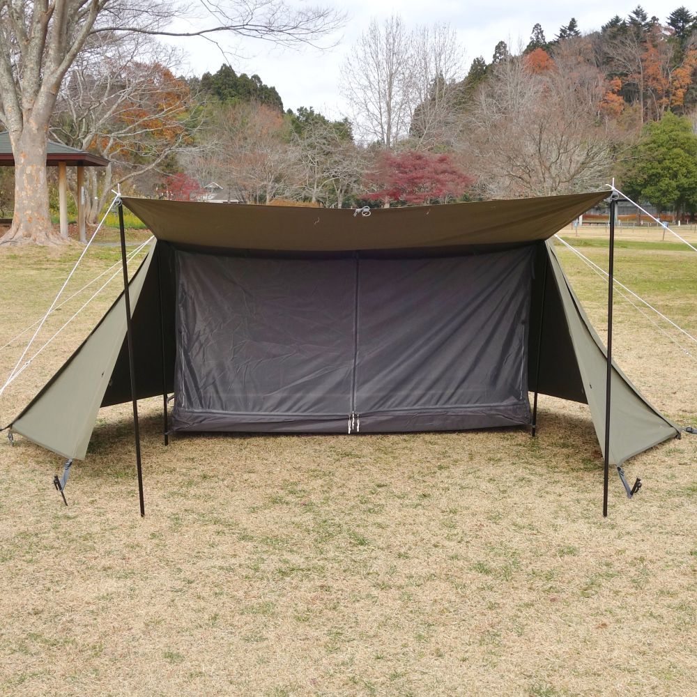 バンドック BUNDOK ソロベース インナーテント 付き パップテント