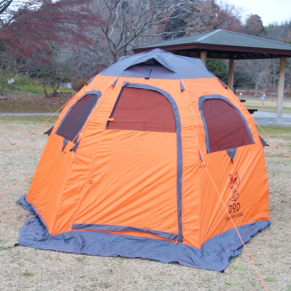 廃盤 ディーオーディー DOD ワンタッチ フィッシング テント 3