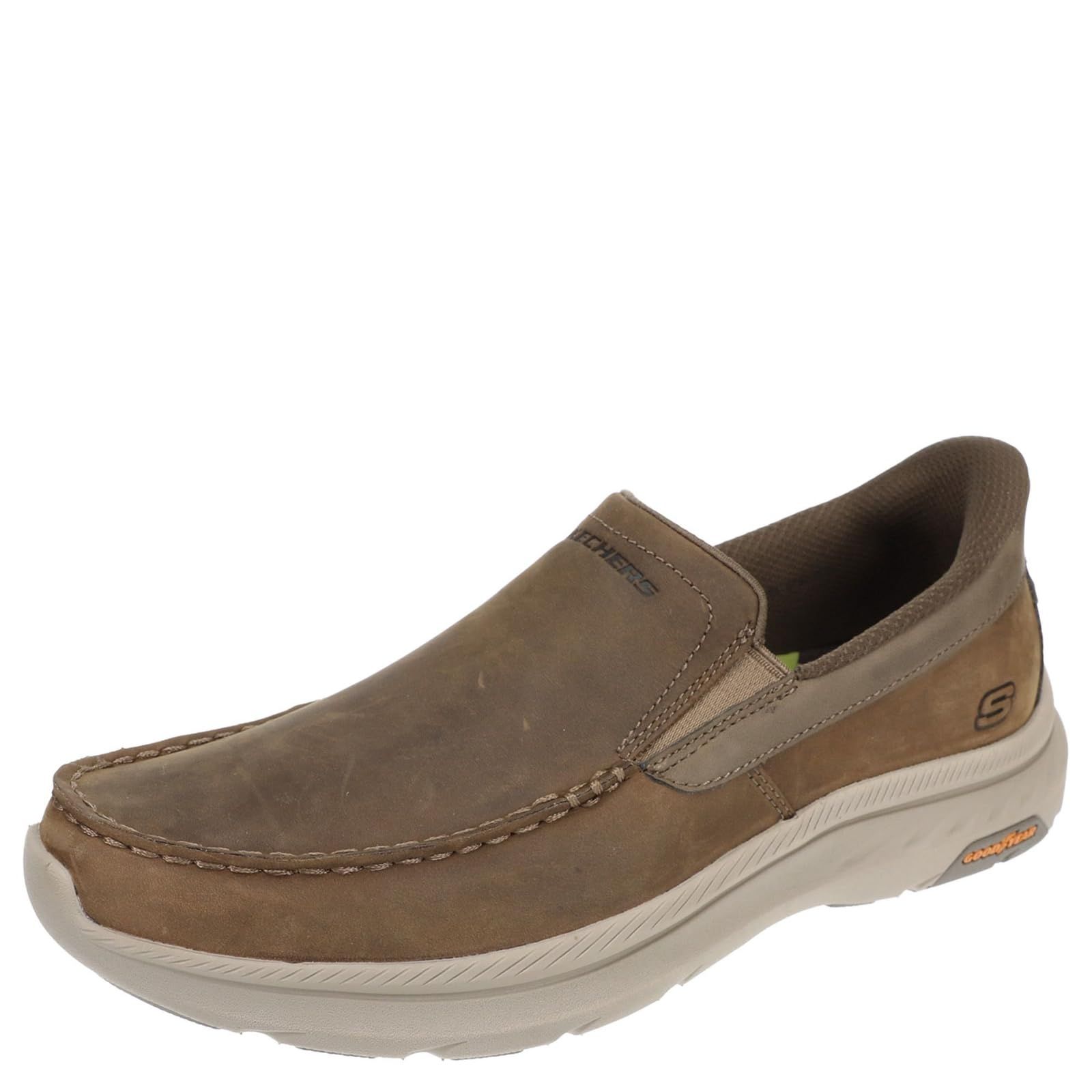 Skechers メンズ ポラード-Osgood モックトゥ， デザートベージュ。， 9 