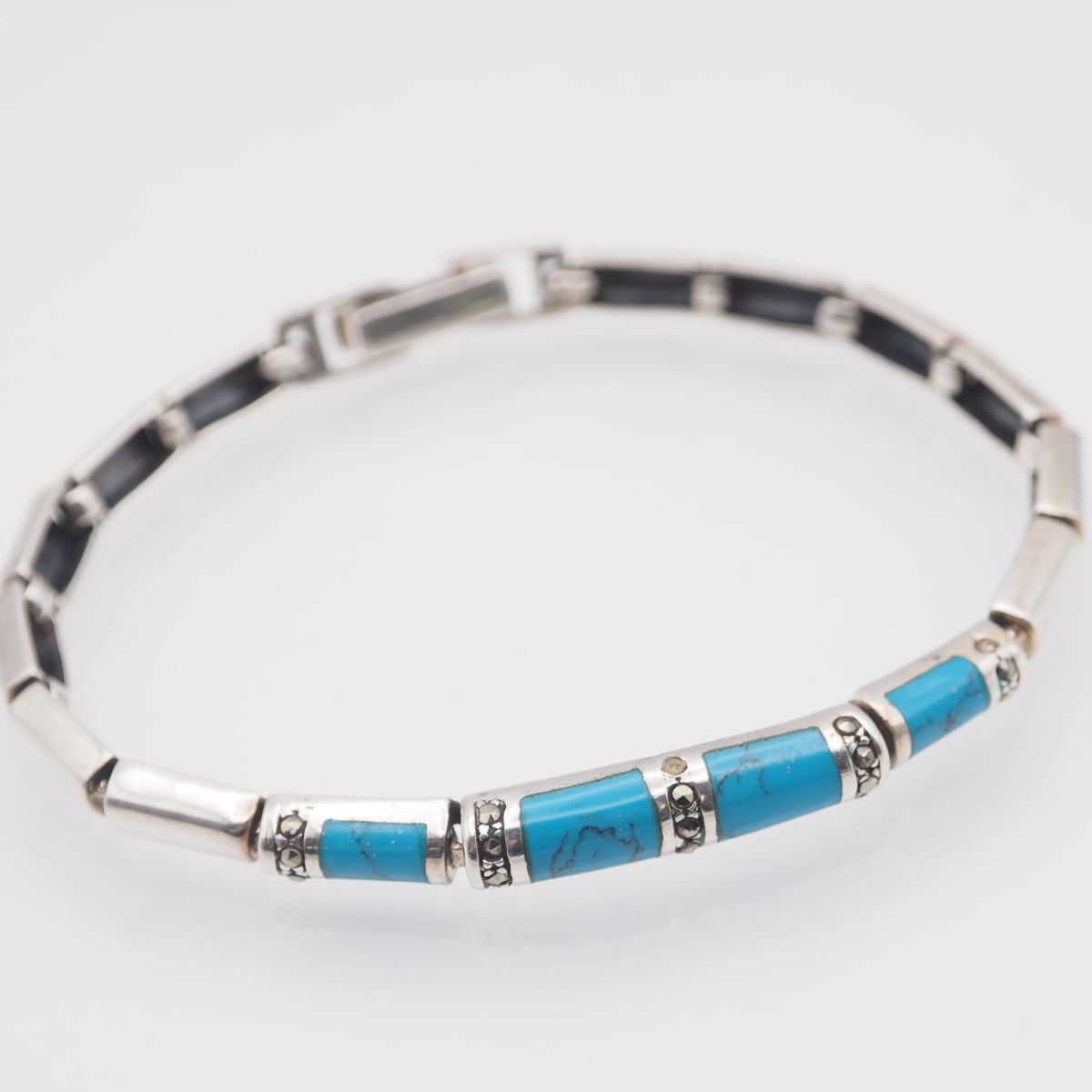 J777 ターコイズ トルコ石 マーカサイト マルカジット 925刻印