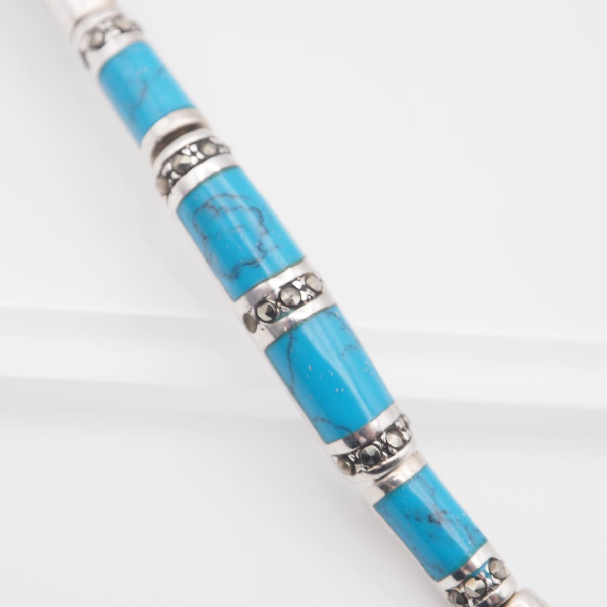 J777 ターコイズ トルコ石 マーカサイト マルカジット 925刻印