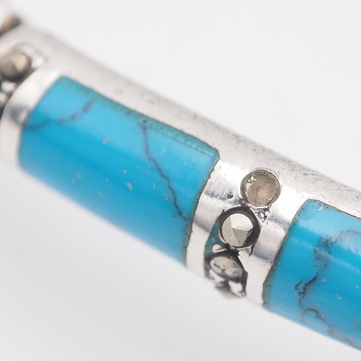 J777 ターコイズ トルコ石 マーカサイト マルカジット 925刻印