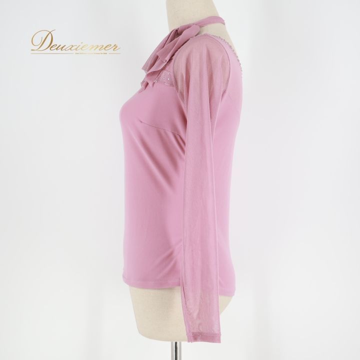 社交ダンス 衣装 トップス ブラウス ピンク系 チャコット Chacott