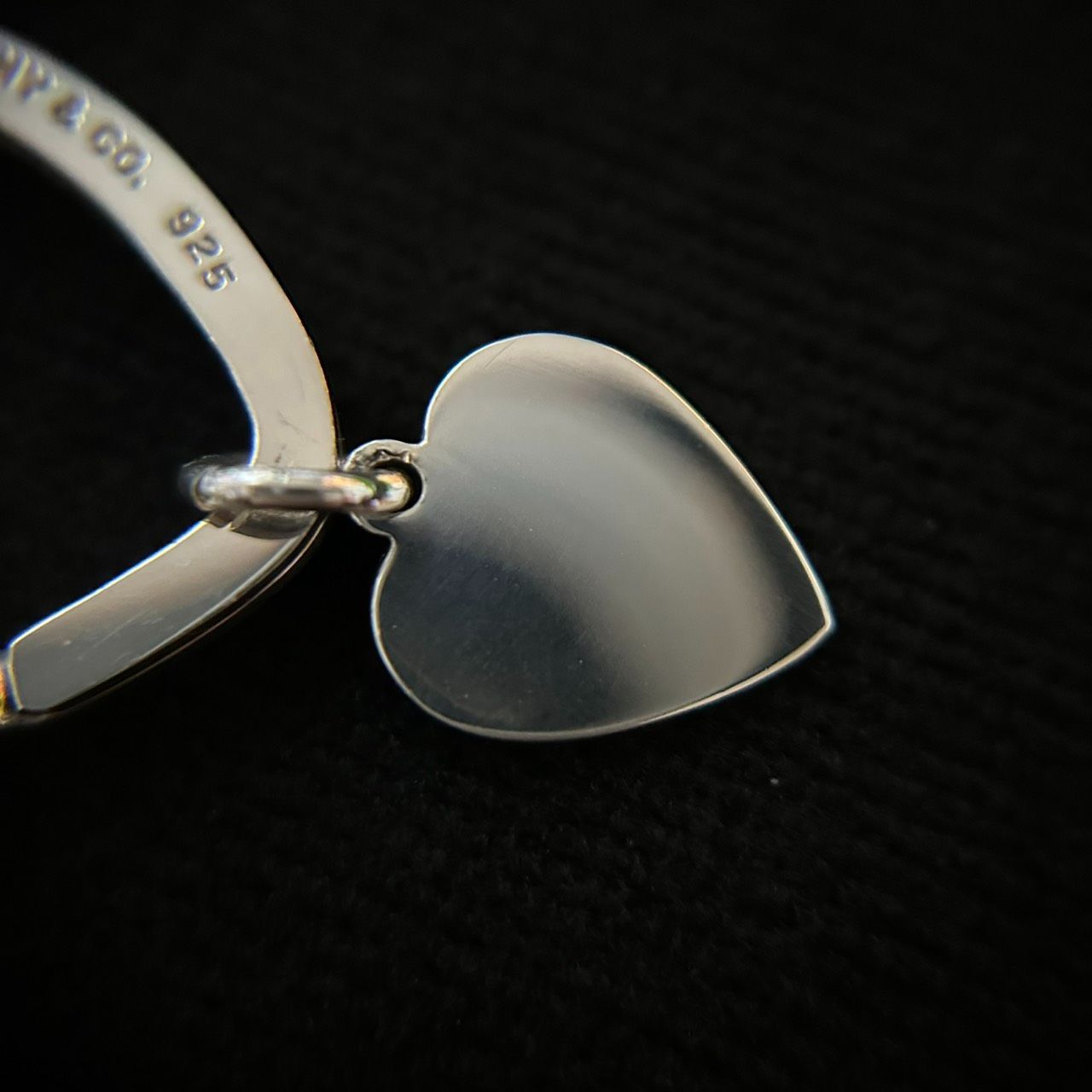 良品】TIFFANY & Co. ハート キーホルダー SV925 シルバー