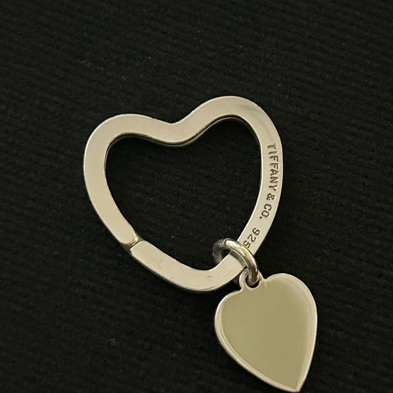 良品】TIFFANY & Co. ハート キーホルダー SV925 シルバー