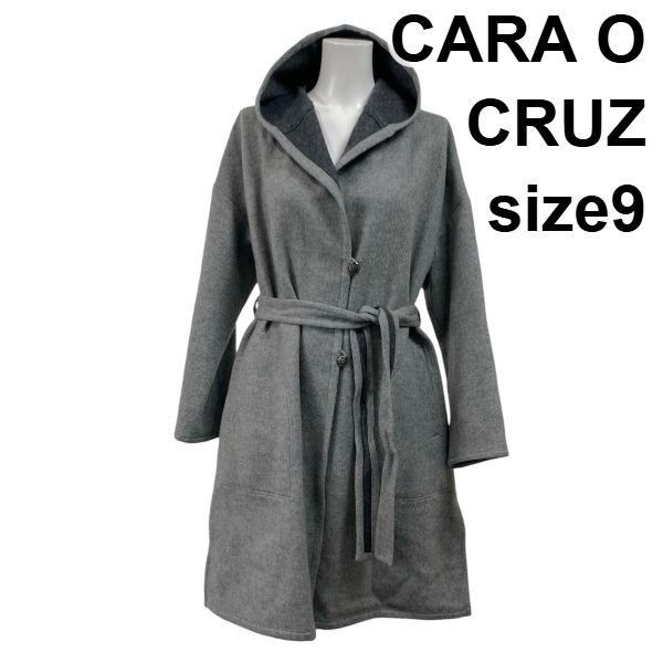CoC by CARA O CRUZ キャラオクルス フーディー ロングコート ◇ キャラオクルス CARA O CRUZ フーデッドコート ロング丈 長袖