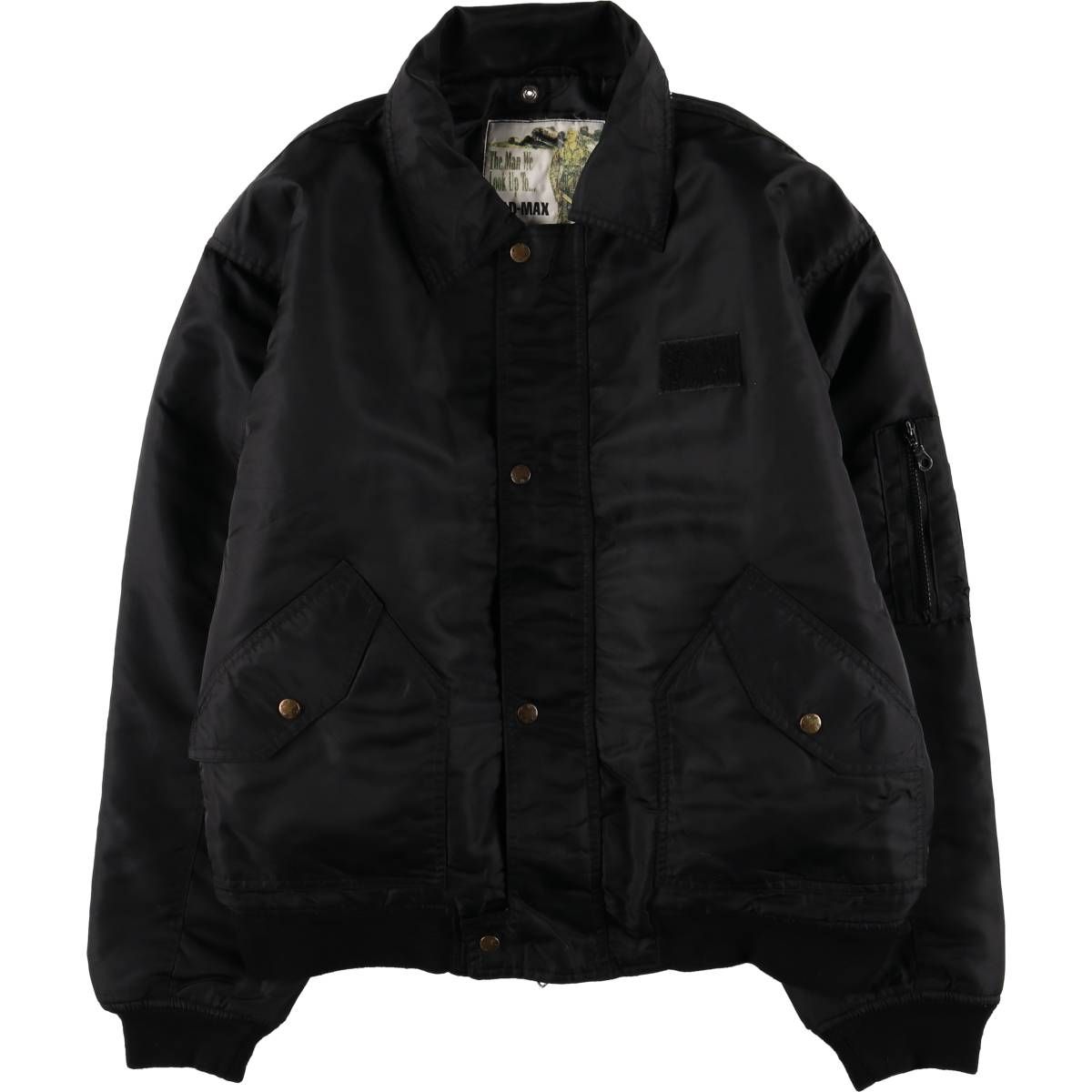 古着 民間品 MAD-MAX 中綿入り ミリタリー フライトジャケット メンズM相当 ヴィンテージ eaa 567366