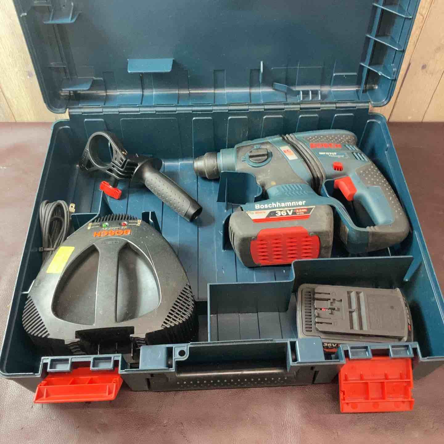 品 ボッシュ BOSCH 36 V コードレスハンマドリル GBH V-LIY フルセット品