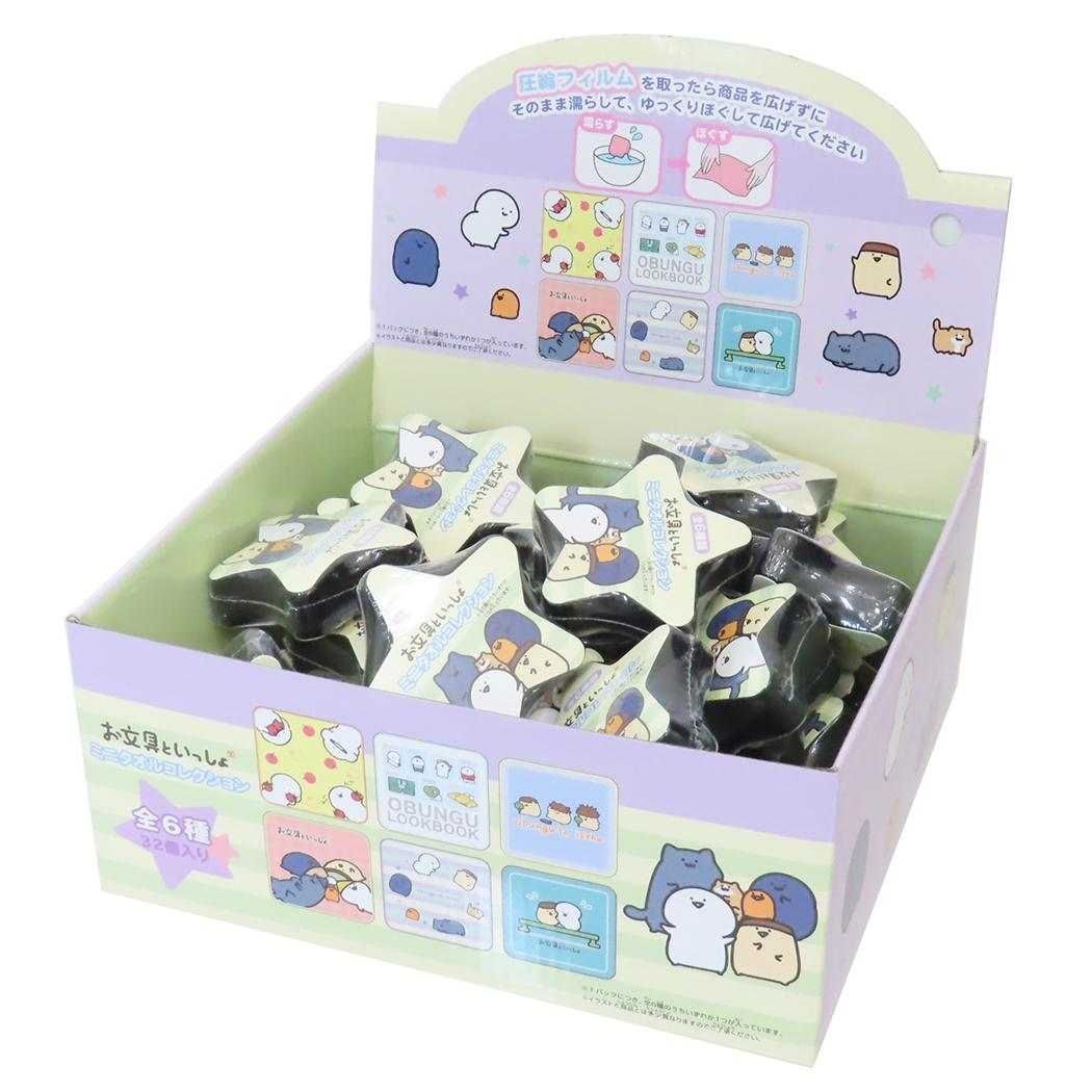 お文具といっしょ ハンドタオル ミニタオルコレクション 全6種 入セット エンスカイ コレクション雑貨 BOX キャラクター グッズ