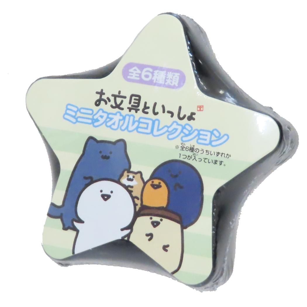 お文具といっしょ ハンドタオル ミニタオル 全6種 入セット エンスカイ 雑貨 BOX キャラクター グッズ