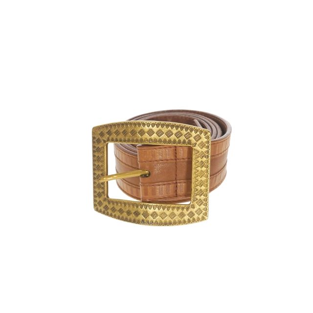 ボッテガヴェネタ BOTTEGA VENETA ビッグバックル レザーベルト 小物