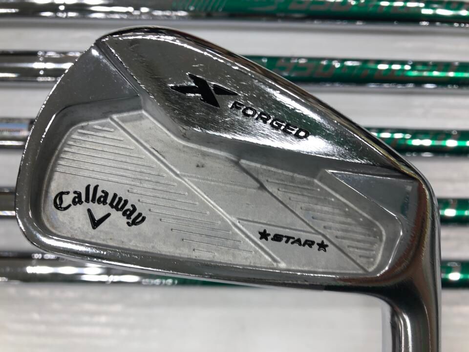 キャロウェイ X FORGED STAR NSプロ950 GH neo Sフレックス アイアンセット 最短