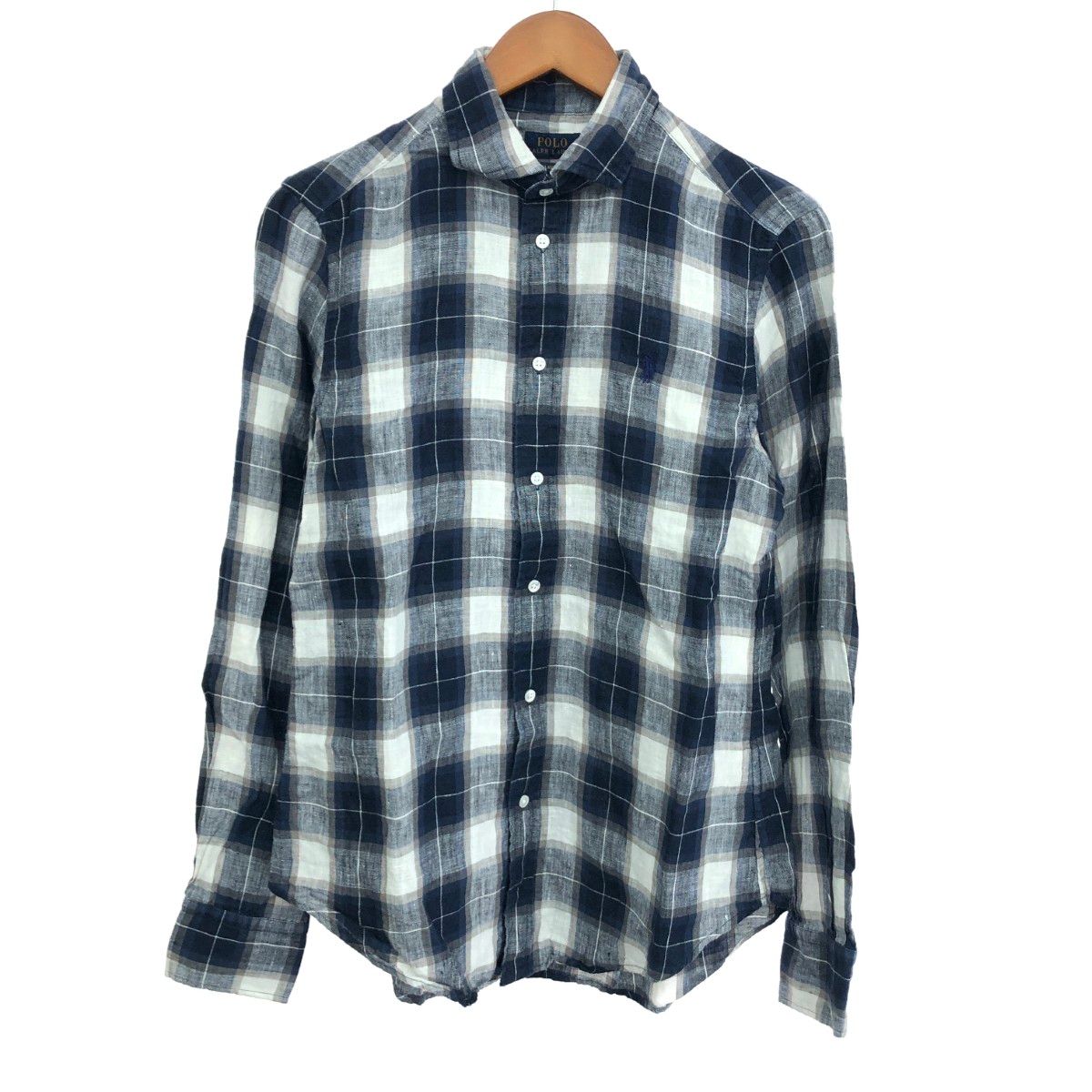 POLO RALPH LAUREN ポロラルフローレン 長袖チェックシャツ サイズ:M
