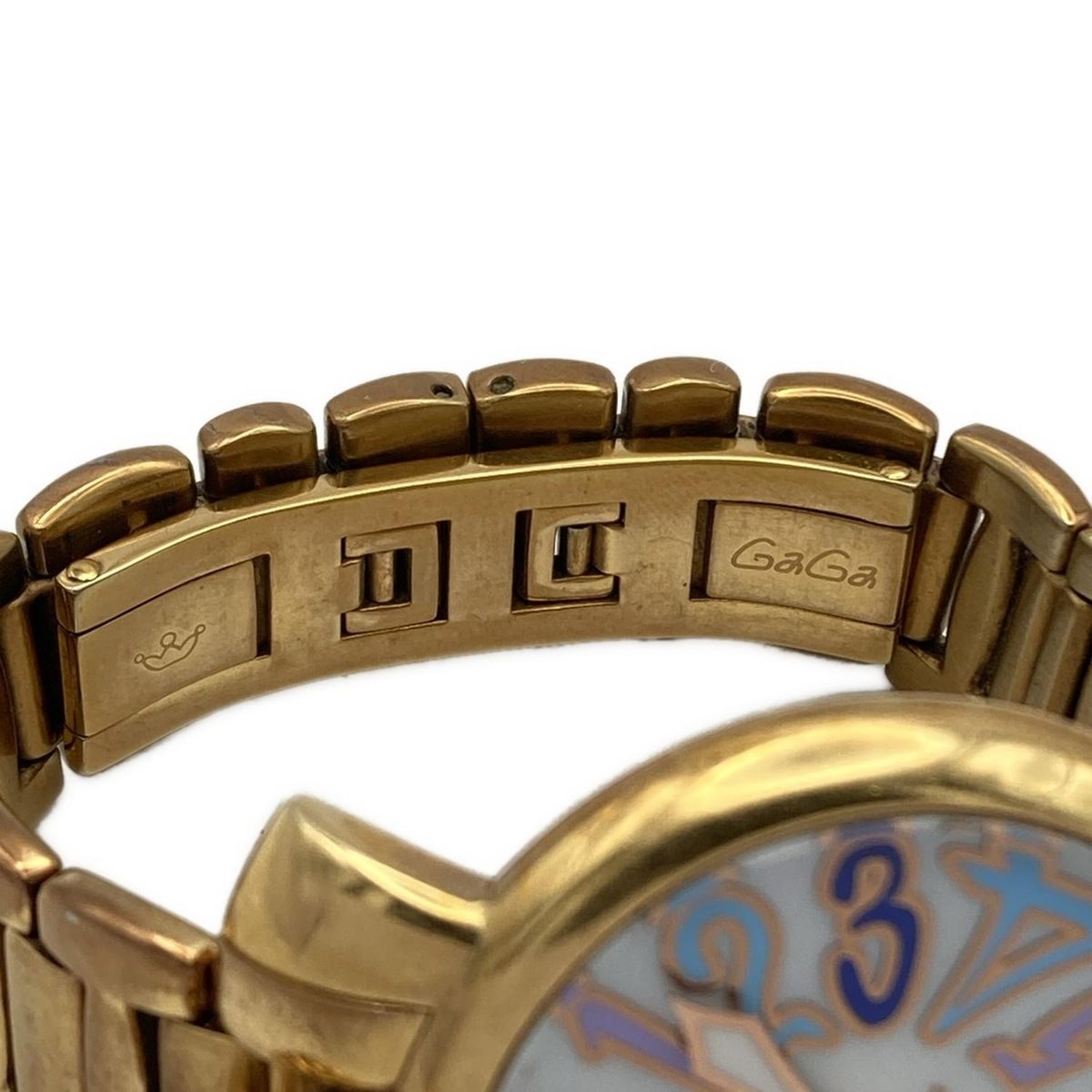 GAGA MILANO(ガガミラノ) 腕時計 マヌアーレ35 6021 ボーイズ SS 白