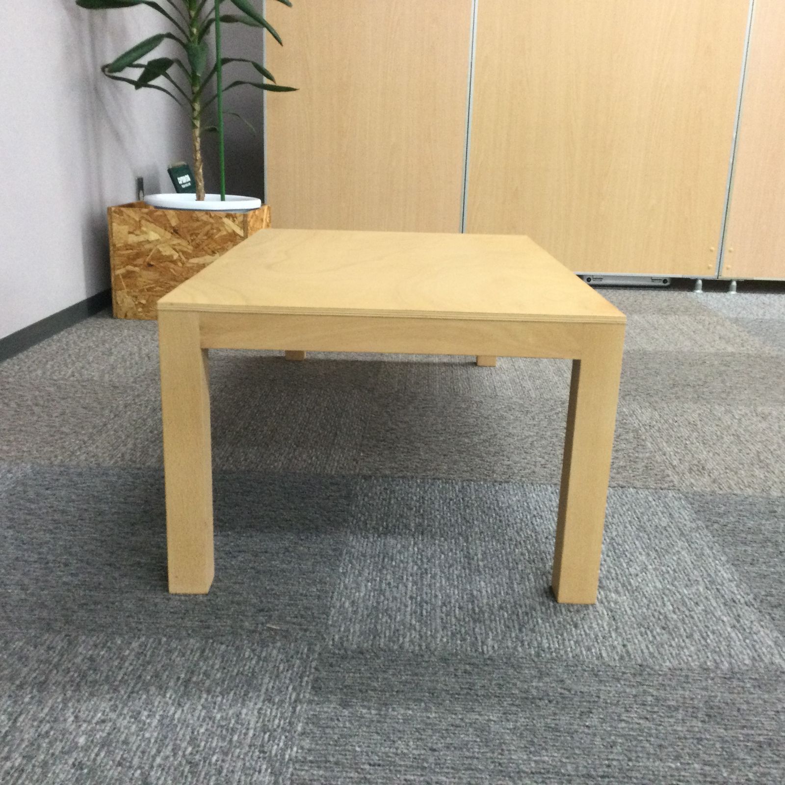 木製☆ACTUS☆アクタス☆EHON☆ななめテーブル☆引取歓迎☆W1200×D500