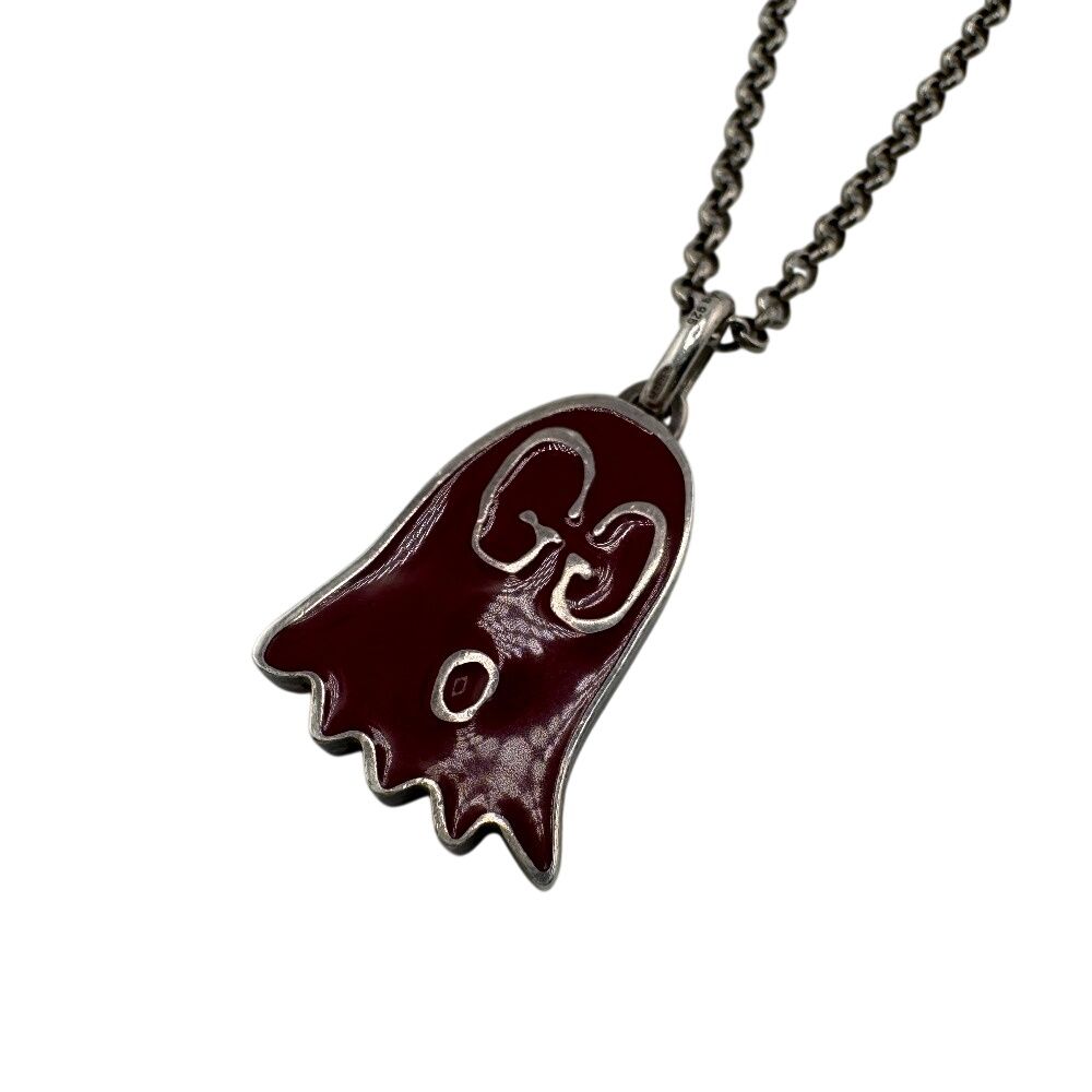 GUCCI グッチ ゴースト ネックレス シルバー ユニセックス - メルカリ