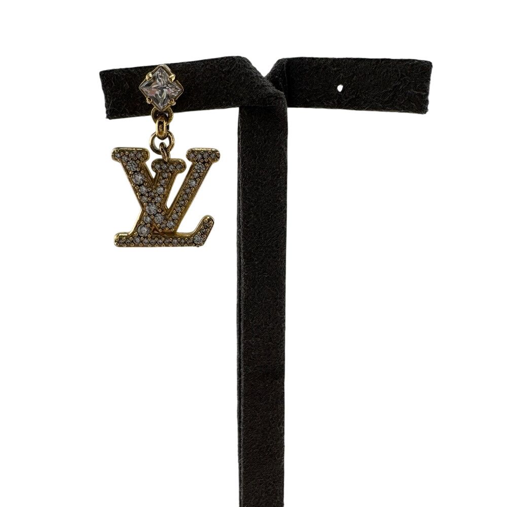 LOUIS VUITTON ルイヴィトン M01844 片耳 ピアス レディ LV ピアス