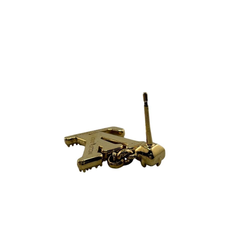 LOUIS VUITTON ルイヴィトン M01844 片耳 ピアス レディ LV ピアス