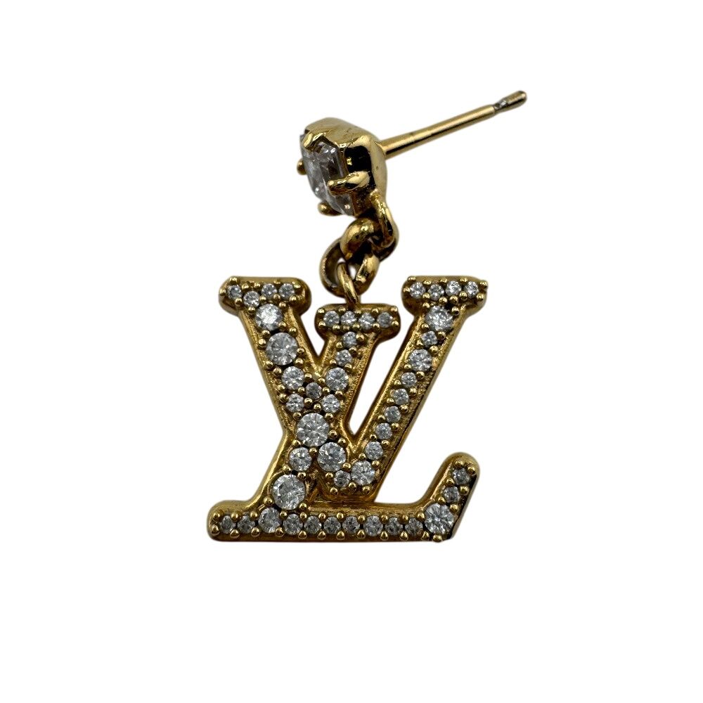 LOUIS VUITTON ルイヴィトン M01844 片耳 ピアス レディ LV ピアス