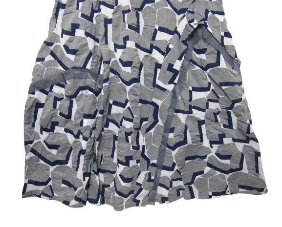 未使用】【日本製】センソユニコ t.b ティービー 半袖ワンピース シワ