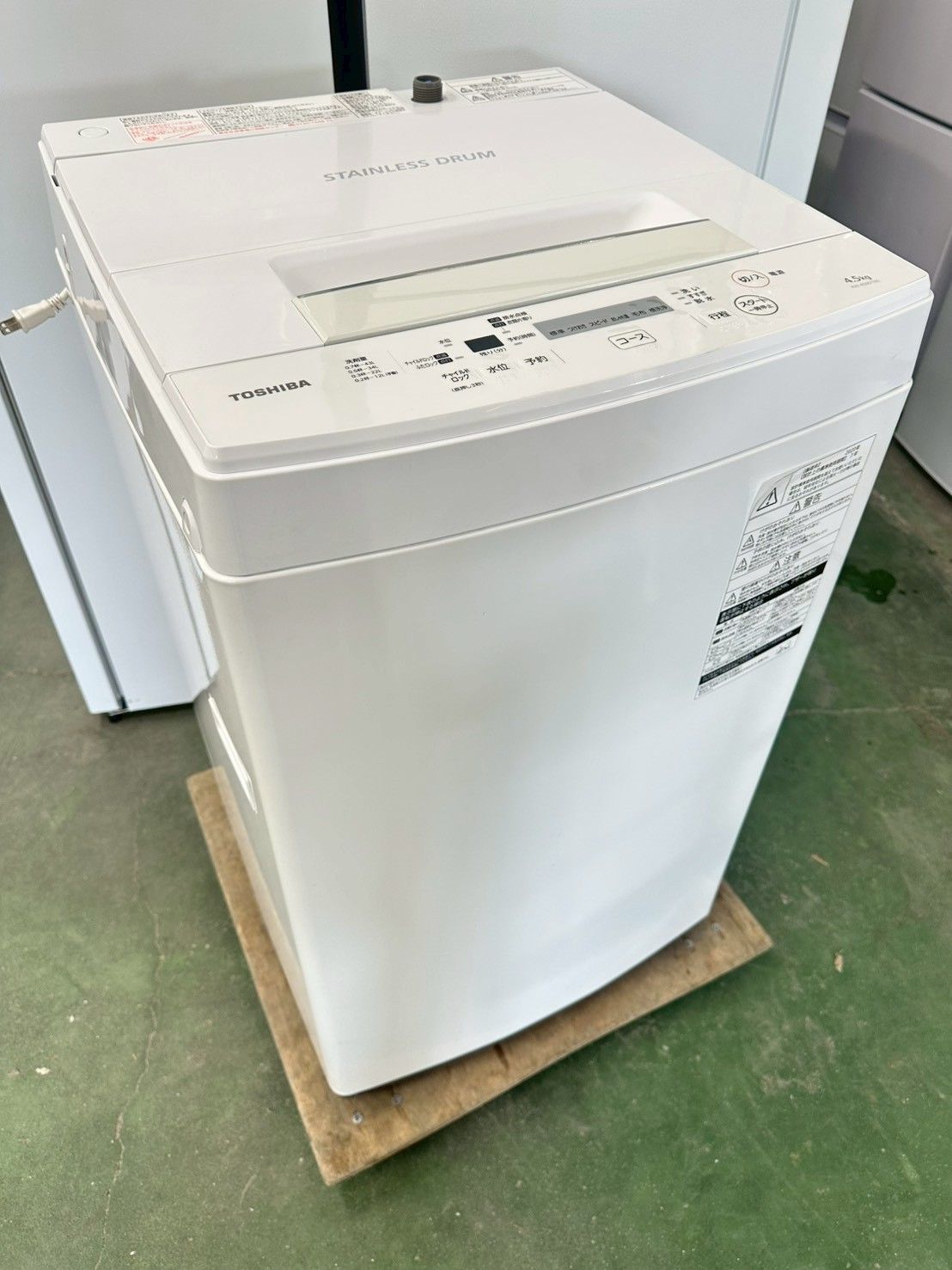 大阪送料無料★3か月保障付き★洗濯機★2020年★AW-45M7★SS-267 大阪送料無料☆3か月保障付き☆洗濯機☆東芝☆4.5