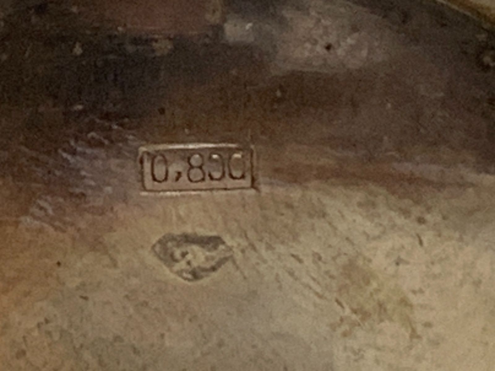  不動品 懐中時計メーカー不詳 0 800刻印有り 部品取りにお勧め I 1 2 懐中時計 腕時計(アナログ)