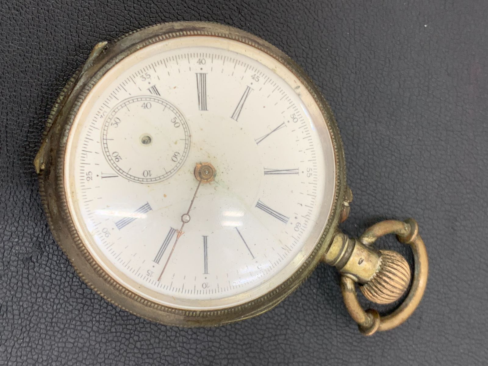 不動品 懐中時計メーカー不詳 0 800刻印有り 部品取りにお勧め I 1 2