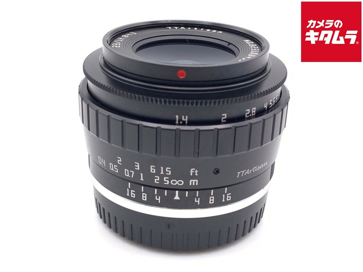 並品 銘匠光学 TTArtisan 23 mm f 1 4 C フジフイルムX用 ブラック