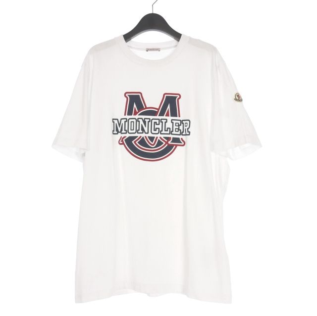 MONCLER ロゴプリント Tシャツ ホワイト