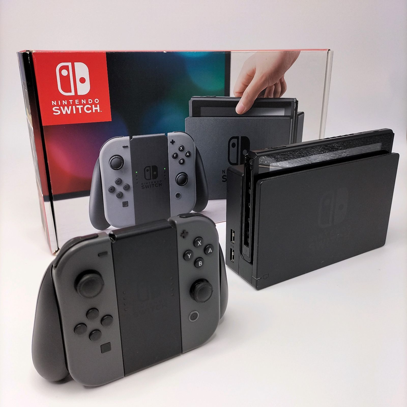 動作品】Nintendo Switch 本体 HAC-001 任天堂 スイッチ 2017年製 未