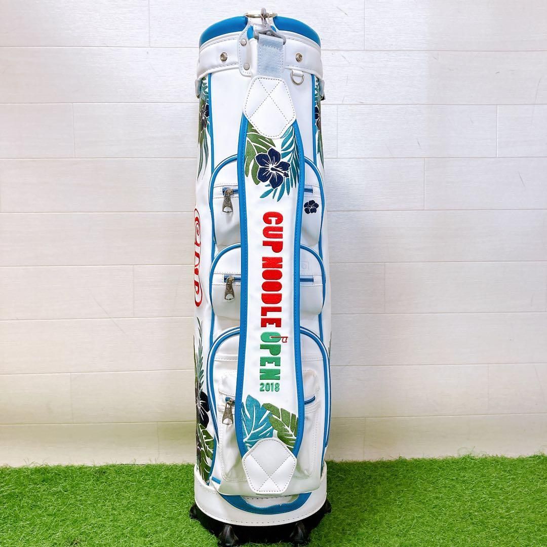 M カップヌードル　カップ　2018 ゴルフ　キャディバッグ　希少　激レア M カップヌードル カップ 2018 ゴルフ キャディバッグ 希少 激レア