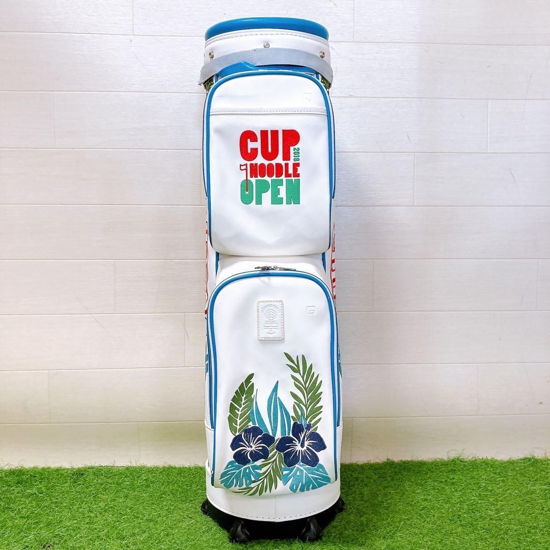 M カップヌードル カップ 2018 ゴルフ キャディバッグ 希少 激レア