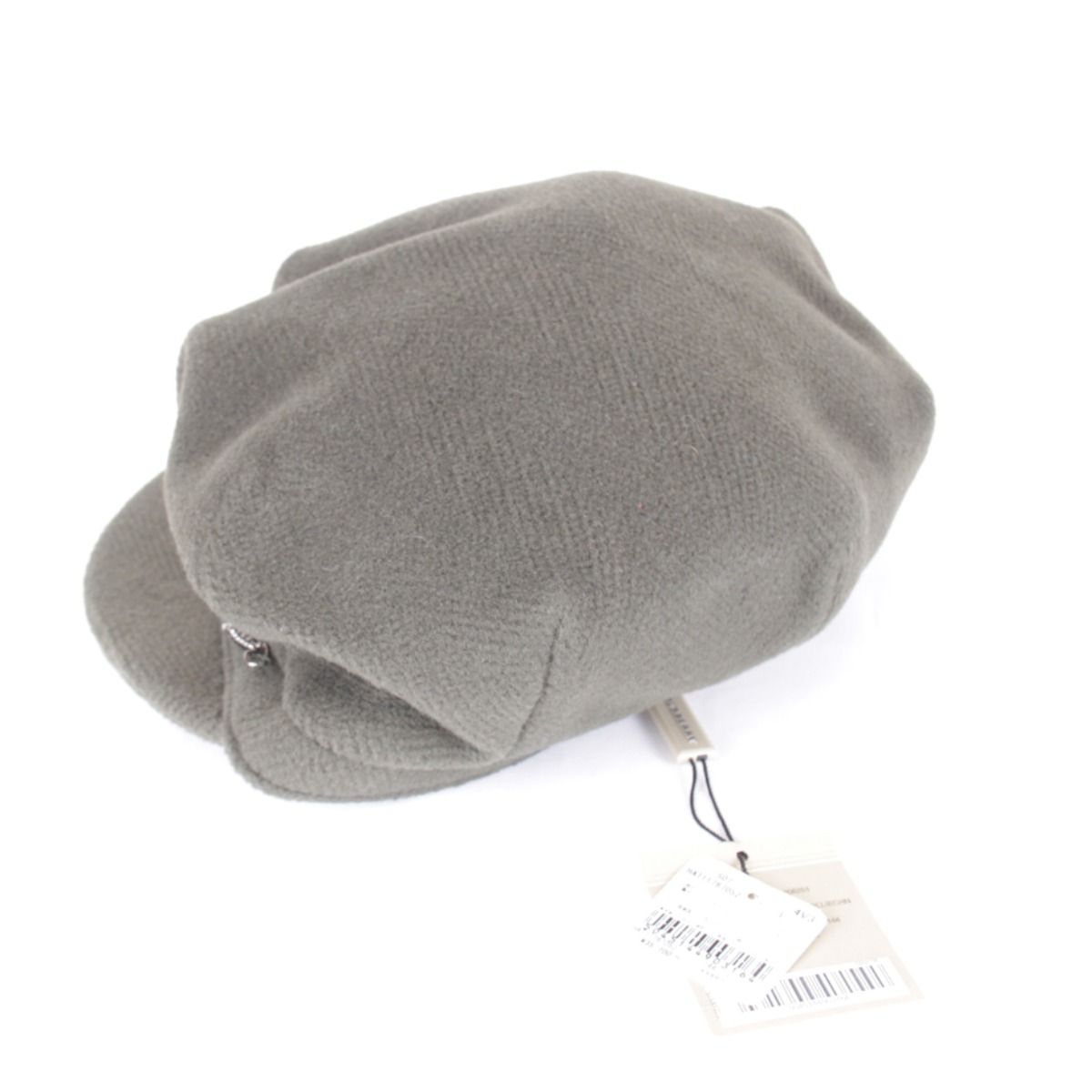 バーバリー キャスケット ウール ポリエステル カーキ