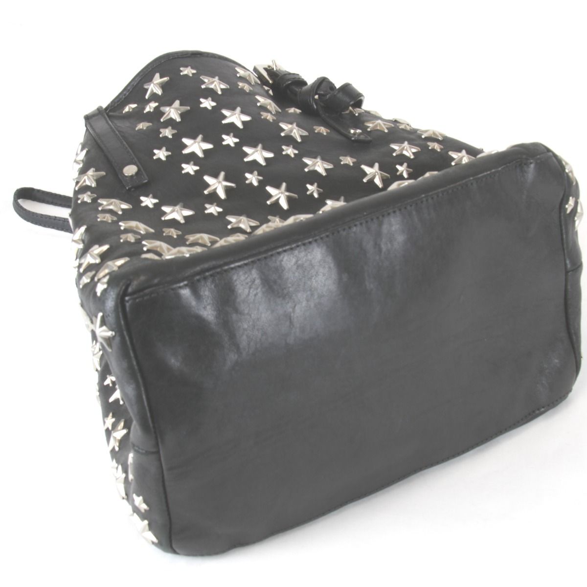 USED』 ジミーチュウ スタースタッズ レザートート トートバッグ USED』 ジミーチュウ スタースタッズ レザートート トートバッグ