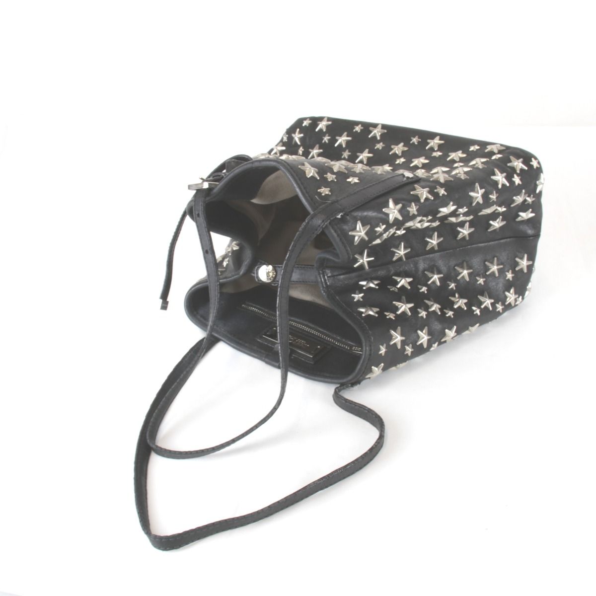 USED』 ジミーチュウ スタースタッズ レザートート トートバッグ USED』 ジミーチュウ スタースタッズ レザートート トートバッグ